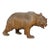 Large Vintage Wooden Strolling Bear Handcarved in Brienz Ca. 1930s For Sale