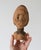 Wood Vintage Hand Carved African Wood Bust For Sale - Image 7 of 11