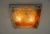 Orange Murano Glass Flush Mount Sconce, Italy, 1960s For Sale - Image 4 of 11