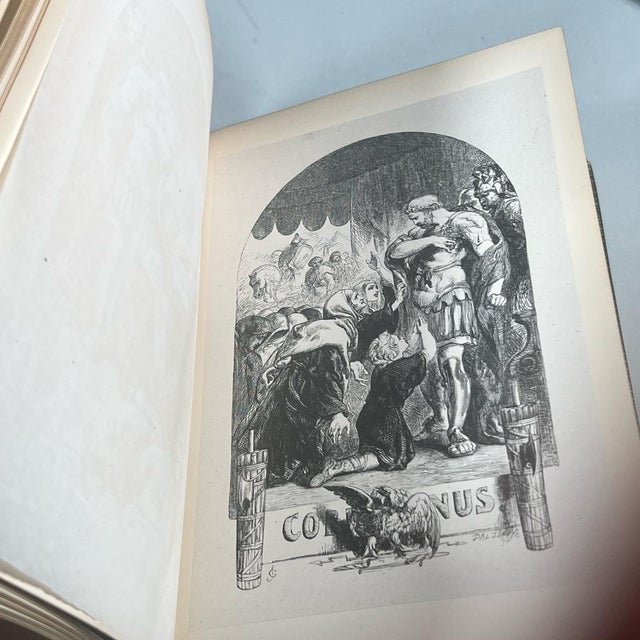 Antique Leather Bindings / Books - The Works of William Shakespeare - 15 Volumes For Sale - Image 13 of 18