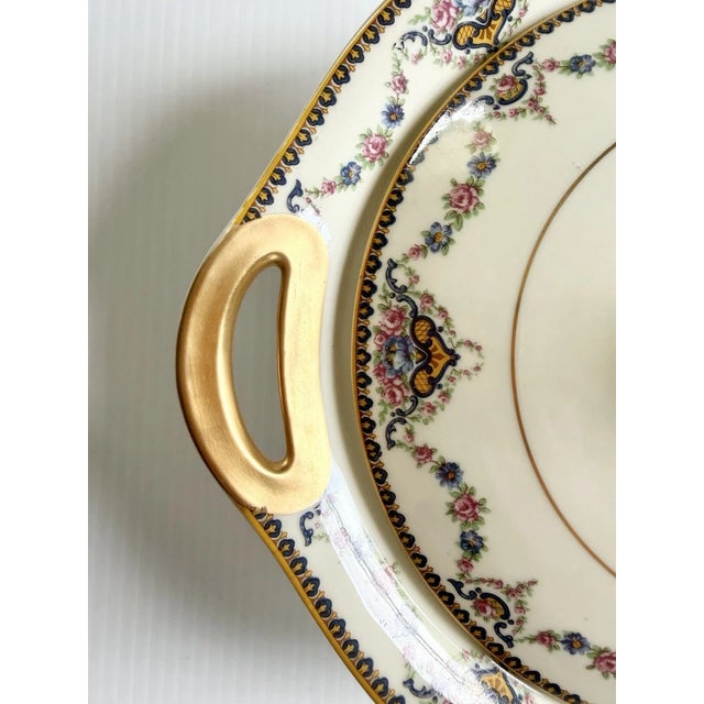 Mid 20th Century Theodore Haviland Dora Covered Vegetable Serving Dish Bowl Floral Limoges France For Sale - Image 9 of 15