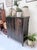 Antique Ebony Painted Linen Cabinet For Sale - Image 4 of 10