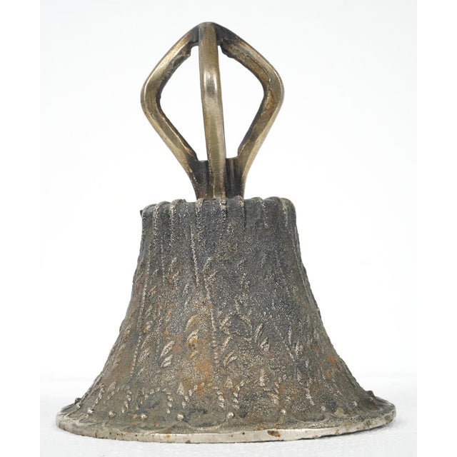 Vintage Spanish Colonial Iron Handbell For Sale - Image 4 of 7