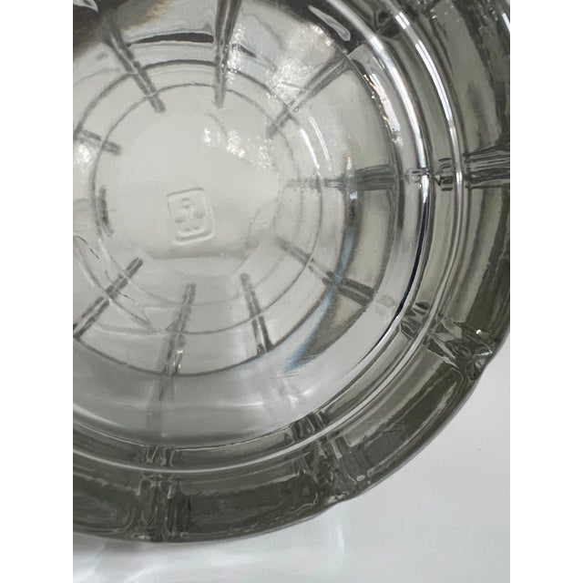 2020s Vintage Anchor Hocking Mid-Century Geometric Cut Glass Water Pitcher For Sale - Image 5 of 5