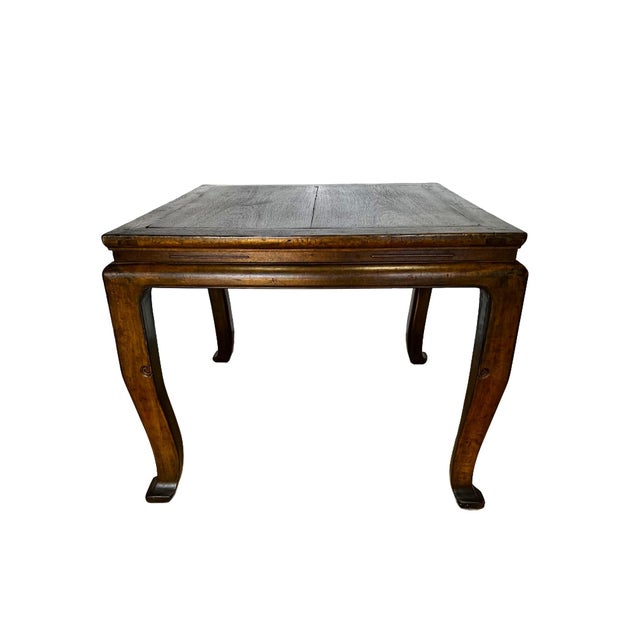 Asian Antique Ming Style Eight Immortals Table With Cabriole Legs For Sale - Image 3 of 13