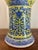 Vintage Chinese Yellow and Blue Dragon Porcelain Floor Vase, Hand Painted For Sale - Image 4 of 8