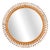 Vintage Round Spring Mirror in Bamboo with Rattan and Wicker by Franco Albini, Italy, 1960s For Sale
