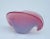 Mid-Century Modern C.1960s Italian Hand-Blown Cenedese Murano Dual Position Decorative Bowl in a Opalescent & Pink Hued -Conch/Clam Shell-Shape For Sale - Image 3 of 13
