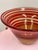 Waterford Evolution Collection Striped Art Glass Bowl For Sale - Image 9 of 12