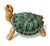 This charming and unique decorative turtle figurine embodies the playful elegance of Mid-Century Italian ceramics. Crafted...