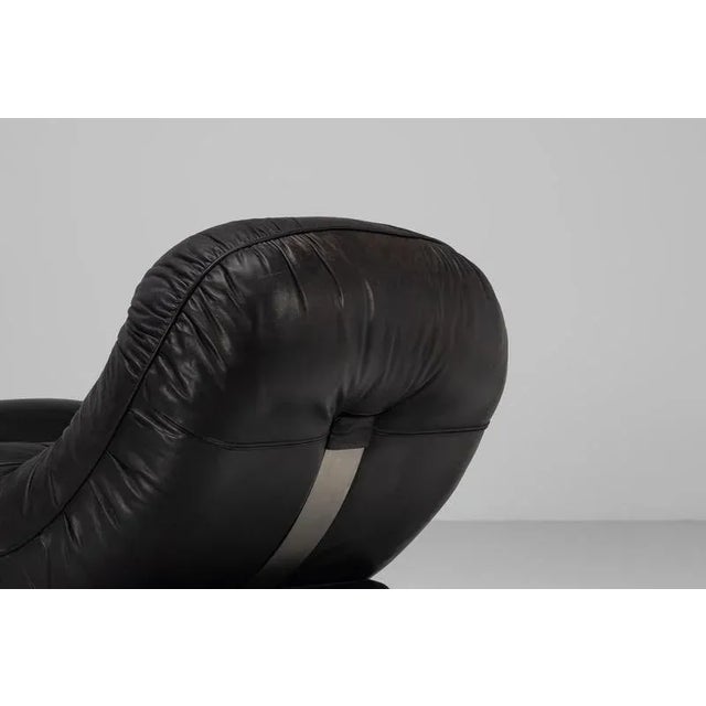Set of Tumble Chair and Ottoman by Adriano Piazzesi for Tre D, Italy, 1973 For Sale - Image 4 of 17
