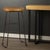 Modern Industrial Wood Bucket Seat Stool 30"H For Sale - Image 3 of 3
