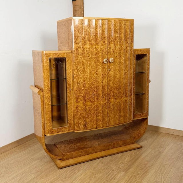 Art Deco Cocktail Cabinet by Harry & Lou Epstein For Sale - Image 5 of 14