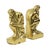 Mid-century Italian brass bookends based on ‘The Thinker’ by French sculptor Auguste Rodin, by Regina Italy, circa 1960s....