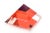 Royal Blue Set of 3 Pyramid Lucite Sculptures in Orange, Sapphire Blue, Purple, Red, 1990's For Sale - Image 8 of 13