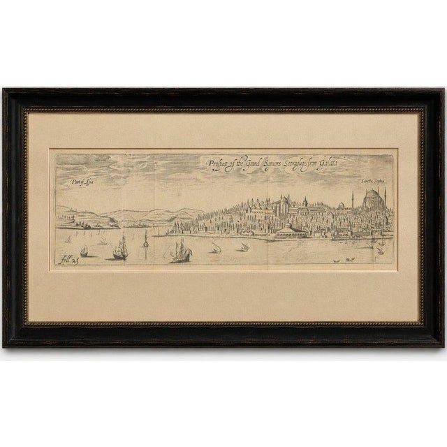 Prospect of the Grand Signior’s Seraglio from Galata – Constantinople, 1673 This rare and atmospheric 17th-century copper...
