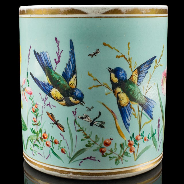 Antique Biscuit Barrel, English, Ceramic, Silver Plate, Kitchen Jar, Victorian For Sale - Image 11 of 12