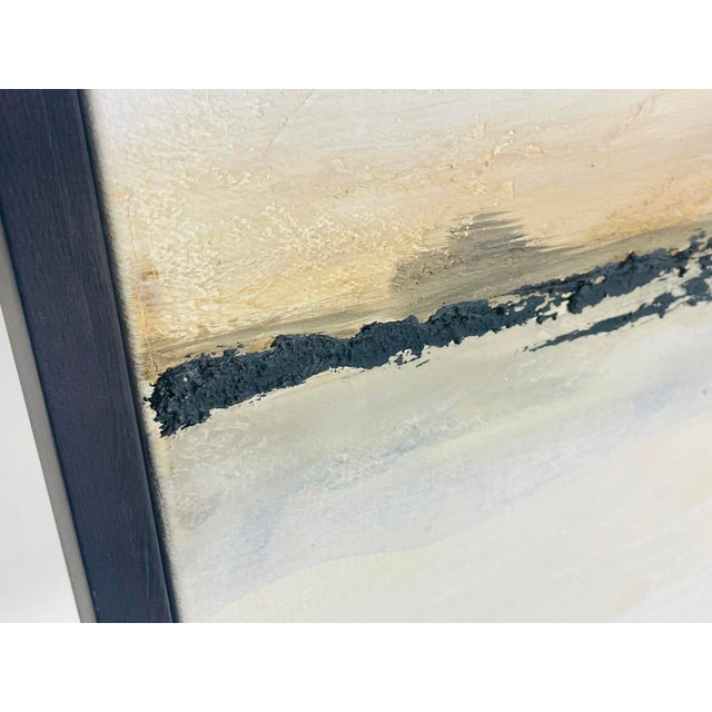 Large Abstract Landscape Oil Painting by Edward View, Framed For Sale - Image 9 of 18