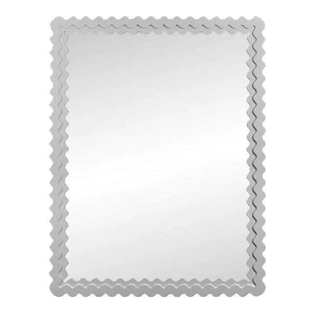Fleur Home Carnival Chaos Rectangle Mirror in Graytint, 30x40 For Sale