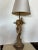 Early 19th Century Antique Italian Gilt and Silver Carved Wood Angel Lamp For Sale - Image 5 of 11