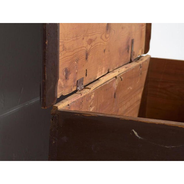 Painted Chest with Floral Details, 1870s For Sale - Image 9 of 18