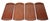 Mid 20th Century Mid 20th Century Set of Four Art Deco Hospitality Toastmaster Serving Trays For Sale - Image 5 of 8