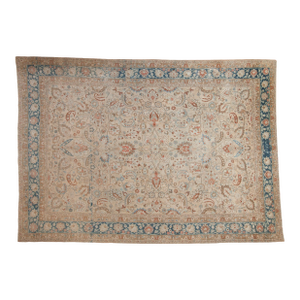 Vintage Distressed Meshed Carpet - 8'5" X 11'10"