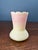 Antique Victorian Burmese Uranium Glass Vase 4.5" Thomas Webb/ Mount Washington Ruffled Glow For Sale - Image 4 of 10