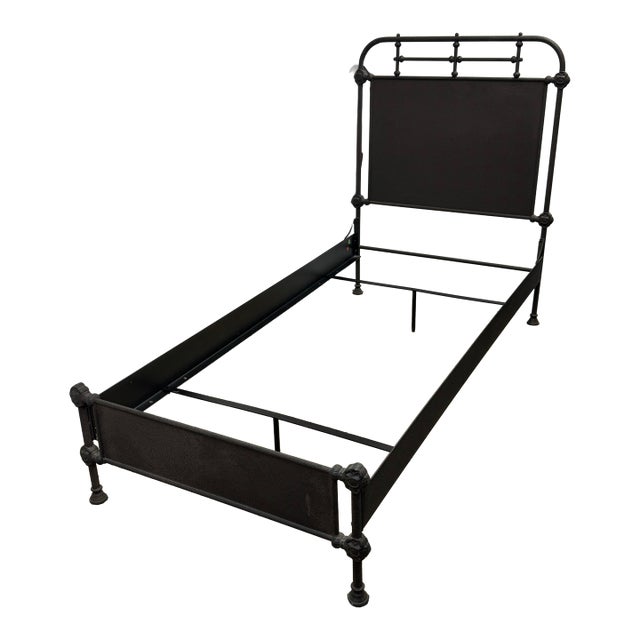 Twin Size Restoration Hardware Academie Bed Frame For Sale