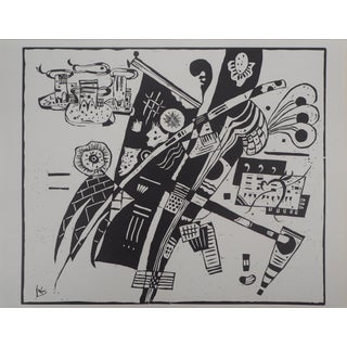 After Vassily Kandinsky, Composition, 1935, Engraved Wood For Sale