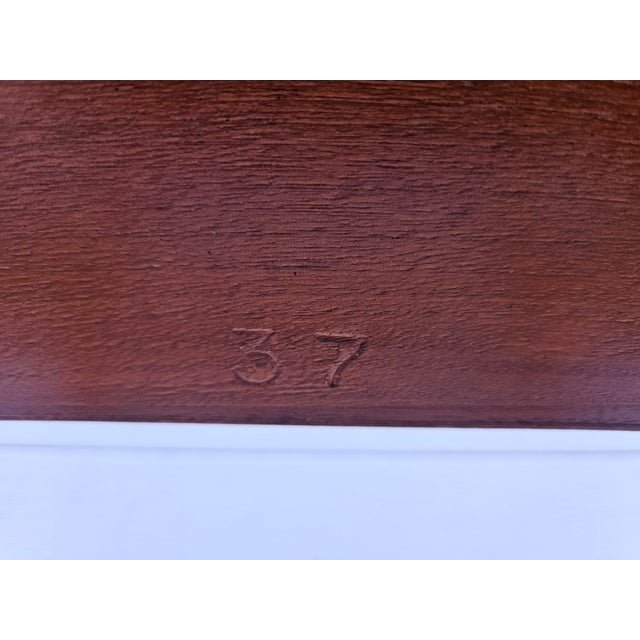 Early 20th Century Kidney Shaped Music Stand Writing Desk With Brass Gallery For Sale - Image 17 of 18