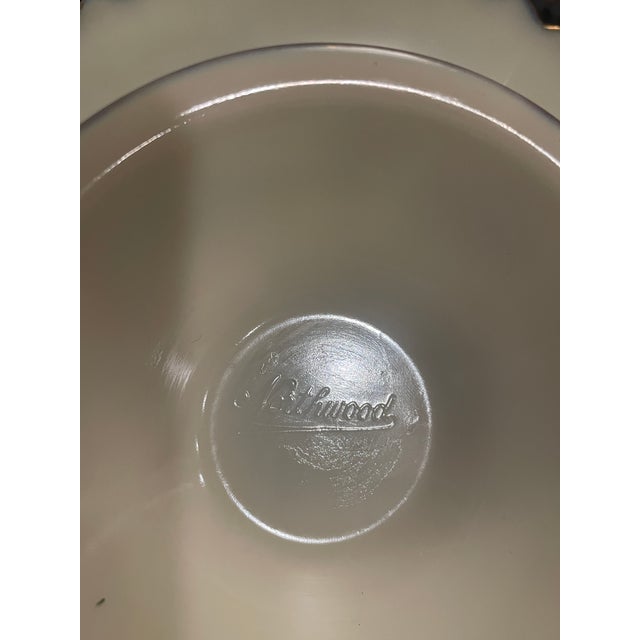 Antique Northwood Glass Company Nautilus (Argonaut Shell) Pattern Custard Glass Covered Butter Dish C. Early 1900's For Sale - Image 15 of 17