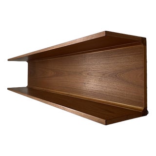 Floating Wall Shelf in Teak from Pedersen & Hansen, 1960s For Sale
