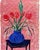 David Hockney David Hockney Amaryllis in Vase Original 1985 Exhibition Poster by Tyler Graphics For Sale - Image 4 of 11