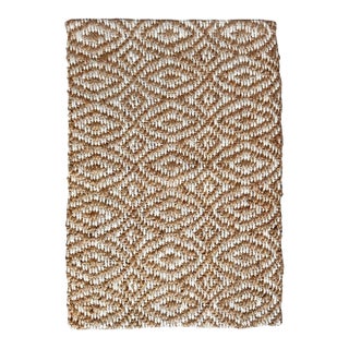 Woven Jute Pattern Rug - 2 X 3 For Sale