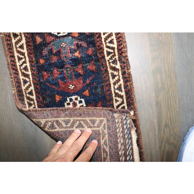 Early 20th Century Mini Balouch Rug no. j5167 For Sale - Image 5 of 5