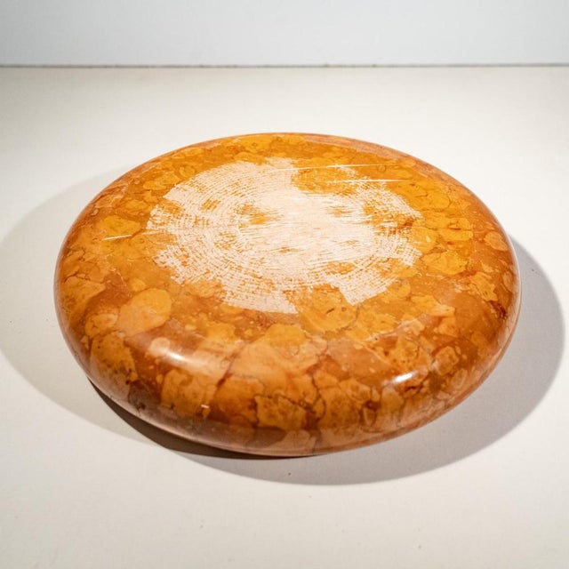 Stone Italian Centrepiece in Rosso Verona Marble by Sergio Asti for Up&Up, 1960s For Sale - Image 7 of 9