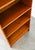 Brown 1960s Mid Century Danish Modern Bookshelf Tall Teak Wood Shelving 6 Shelf Compact 24" For Sale - Image 8 of 12