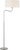 Modern Thomas O'Brien by Visual Comfort Signature Canto Large Adjustable Floor Lamp in Polished Nickel with Linen Shade For Sale - Image 3 of 3