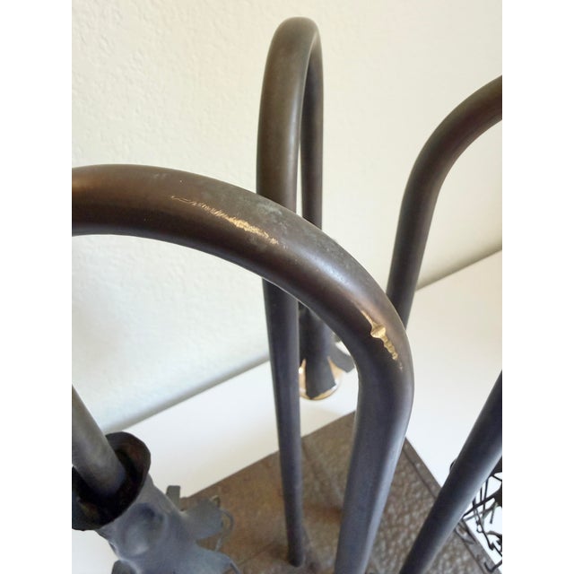 1940s Bronze Biomorphic Table Lamp For Sale - Image 14 of 14