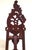Vintage American 20th C Carved Mahogany Baroque Revival Easel Floor Display Stand For Sale - Image 13 of 15