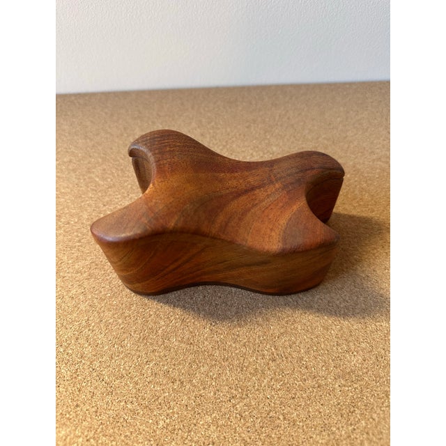 1970s 1970s Fred Buss Woodworks Handcrafted Box For Sale - Image 5 of 10
