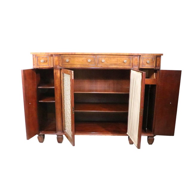Mid 20th Century Formal Style Sideboard Credenza by Old Colony Furniture For Sale - Image 12 of 18