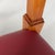 Mid-Century Modern Italian Wooden Chairs with Burgundy Sky, 1940s, Set of 6 For Sale - Image 10 of 15