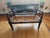 Hand-Carved Sunburst Rattan Bench – Colonial Elegance & Bohemian Charm For Sale In New York - Image 6 of 7