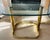 Leon Rosen Mid Century Glam Hollywood Regency Pace Collection Side/ Coffee Table Brass and Glass For Sale - Image 4 of 13