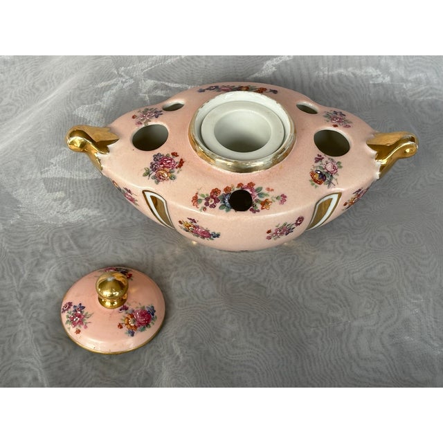 Antique French Porcelain Inkwell For Sale - Image 12 of 17