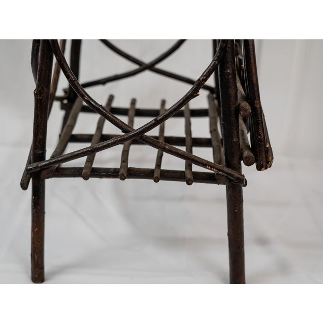Antique Adirondack Primitive Twig Table or Stool For Sale In Seattle - Image 6 of 8