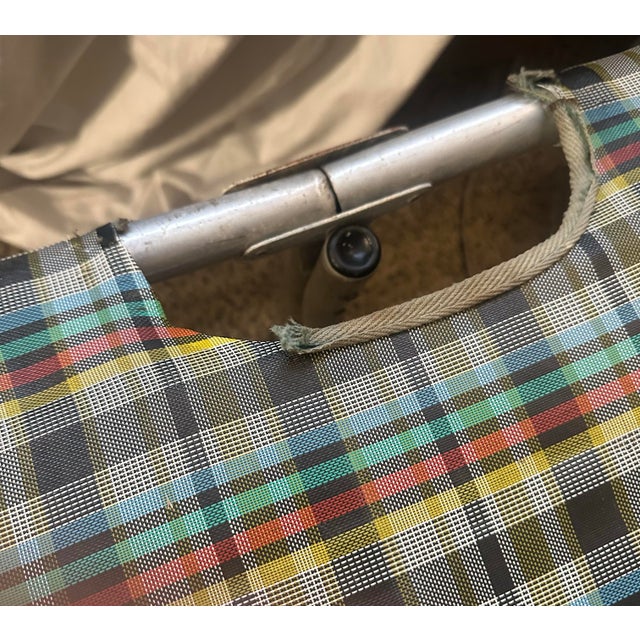 1960s 1960’s Aluminum Beach Chair by Telescope Folding Furniture Co NY For Sale - Image 5 of 11