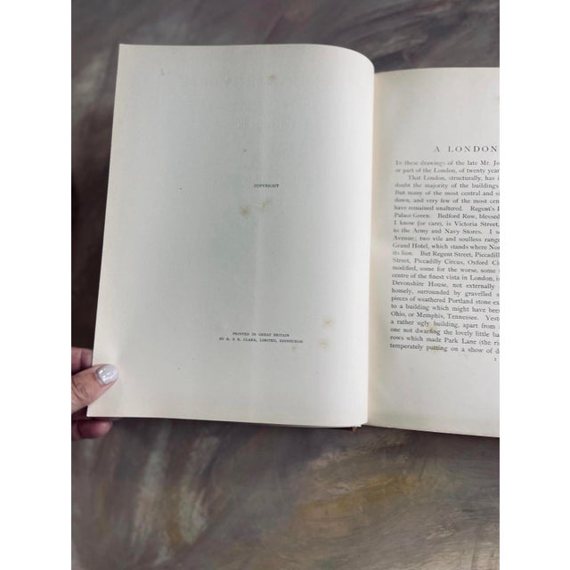 1928 a London Reverie Fifty-Six Drawings by Joseph Pennell For Sale - Image 4 of 10